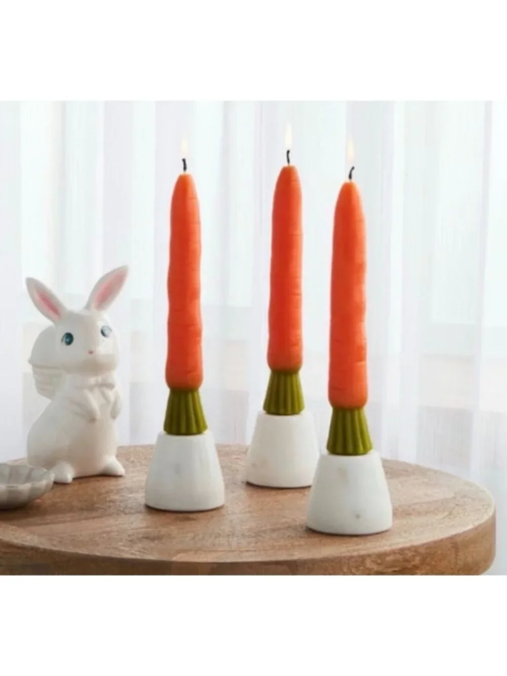 Target 6pk Carrot Taper Candle Set - Threshold™ Easter Springtime Decor Tabletop